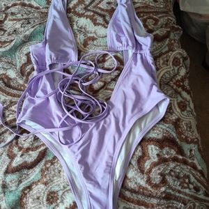 Sexy Swimsuit (Light Lilac color)